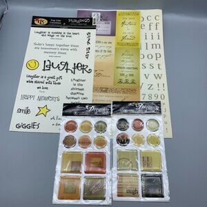 Assorted Stickers for Scrapbooking, Cards, Collages Laughter Friendship Theme